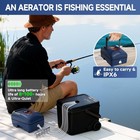 Rechargeable Aquarium Air Pump  12w Portable Aerator For Fish Tank   Pond  9 Out
