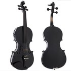Acoustic Electric Violin 4 4 Full Size Hand Carved Spruce Cecilio Beginners Fine