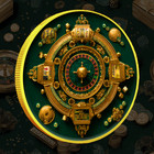 2025 Silver Eagle Gold Gilded High Roller 1oz Colorized  999 Silver Coin