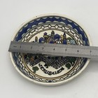 Vintage Jerusalem Decorative Ceramic Bowl   Plate Israeliana Israel 
