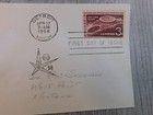 First Day Issue Detroit Mi 1958 Int l Exhibition Brussels Stamp Envelope Cover