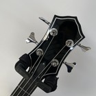 Black New Punishe Electric Bass Guitar 4 String  Chrome Parts Unique Gift