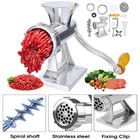Heavy Duty Meat Grinder Mincer Stuffer Manual Sausage Filler Sauce Maker Machine