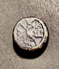Greek Coin W  Thracian Helmet Facing   Quartile Wheel-me  a  9-10mm  C350 Bc
