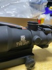 Acog 4x32 True Fiber Optic Red Green Chevron Illuminated Tactical Sight Scope
