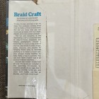 Braid Craft By Donna M  Lightbody  1976  Vintage Craft  Macrame Weaving Book 