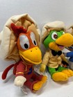 Vintage 1987 Three Caballeros Disney Beanie Plush Set Complete Set Of 3 W  Tags