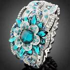 925 Silver Rings Women Emerald Fashion Wedding Engagement Ring Jewelry Size