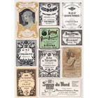 A4 Paper Decoupage Perfume Labels Vintage Decoupage Queen Same Day Shipping