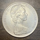 1966 Australia 50 Cents Silver Coin 