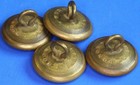 British  - Ww2 Royal Air Force  raf  Brass Uniform Buttons  17mm  34716 