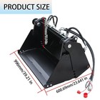 Brand New 4-in-1 Bucket Attachment For Skid Steer Loader Multifunctional Bucket