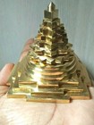 Meru Shree Shri Yantra Made Of Pure Asthadhatu Aaa  Quality Big Size Energized