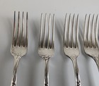 6 Reed   Barton Modern Art Dinner Forks  Circa 1904 No Monogram 7  Silverplate