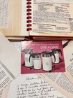 Set Of 2 Binders And Loose Vtg Cooking Recipes Handwritten   Cutouts 75-100 