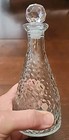 Clear Bubble Glass Bottle Free Shipping Perfume Oil Vintage Style Small Stopper