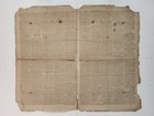 1799 Antique Independent Chronicle Boston Ma Newspaper Thomas Adams 1c Reward