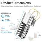 5304509706 Gas Oven Range Igniter For  Electrolux Frigidaire 316489408 316489402