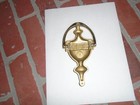 Vintage Solid Brass Gold Color Heavy Weight Door Knocker