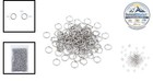 Open Jump Rings 6mm Stainless Steel 2000 Pcs 0 8mm Wire Jewelry Connectors