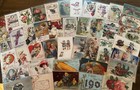 Lot Of 50 Holidays Greetings Postcards xmas easter valentines  Santa etc  r266