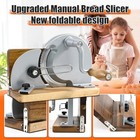 Upgraded Foldable Manual Bread Slicer manual Bread Slicer With Hand Crank adj   