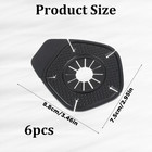 6 Pcs Car Windshield Wiper Hole Protective Cover Silicone Windshield Wiper Arm H