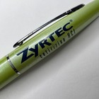 Zyrtec Pen With Stylus Green Heavy Metal Drug Rep Pharmacy Promo Advertising