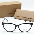 New Burberry B 2333 3001 Black Gold Authentic Eyeglasses Frame W case 55-16