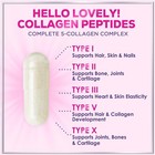 Collagen Peptides Pills 1000mg Hydrolyzed Anti Aging Capsules Types I ii iii v x