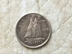 Rare Canada Silver 10 Cent Ww2 1940   s Uk  Coin Lot 16  one Coin Each Purchase  