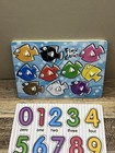 3 Melissa And Doug Wooden Puzzles Alphabet  Numbers  And Colors