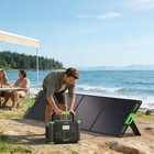 Ebl  200 Watt Portable Solar Panel  For Power Station  Foldable  With Mc4 Cable