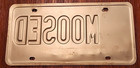 Moosed Vanity License Plate New Hampshire Moose As-is Read Description