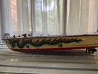 Vintage Ito Japanese Dragon Speed Boat Toy