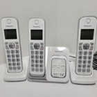 Panasonic Kx-tgd533w Cordless Phone System 3 Handsets Answering Machine - Tested