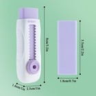 M g 4 1 Pack Rubber Erasers Sliding Retractable Eraser  Soft Cute Purple 