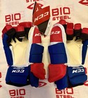 Pro Stock Team Issued Ccm Jetspeed Hgpjsxp Hockey Gloves 13 Red Blue White