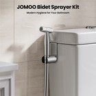 Stainless Steel Brushed Nickel Bidet Sprayer With Shattaf Adapter And Hose