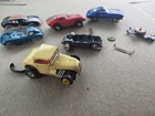 Lot Of 1960s Aurora Slot Cars Parts And Pieces