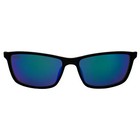 Epoch Eyewear Murphy Golf Sport Sunglasses Black Frame With Green Mirror Lens