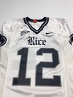 Game Worn Used Nike Rice Owls Football Jersey  12 Size M Walker