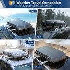 135 Lbs Hard Shell Rooftop Cargo Carrier  11 5 Cu Ft Roof Box Waterproof For Suv