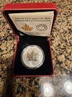 2014 Canada Maple Leaf 1 Oz  9999 Fine Silver 5 Dollars Queen Elizabeth Ii  9226