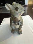 Gray Squirrel Resin Figurine