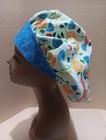 Flowers   Butterflies Women s Bouffant Surgical Scrub Hat cap Handmade