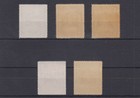 Paraguay 1946 Sc 431-434 Full Set  extra Shade Inverted Or Double Inverted Ovpts