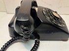 Vintage Western Electric Itt Black Rotary Desktop Telephone Phone Free Shipping