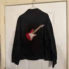 Eric Clapton Vtg  Emea 1990 Journeyman Tour Denim Jacket   Vtg Blues Pins Sz Lge