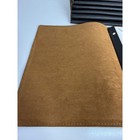 Set Of 9 Black Faux Leather Restaurant Menu Covers 9 5x12 Screw Post Binding
